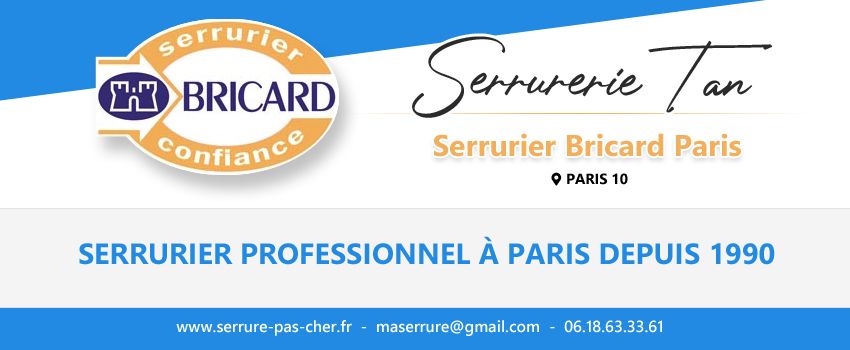 Trouver un serrurier bricard à Paris